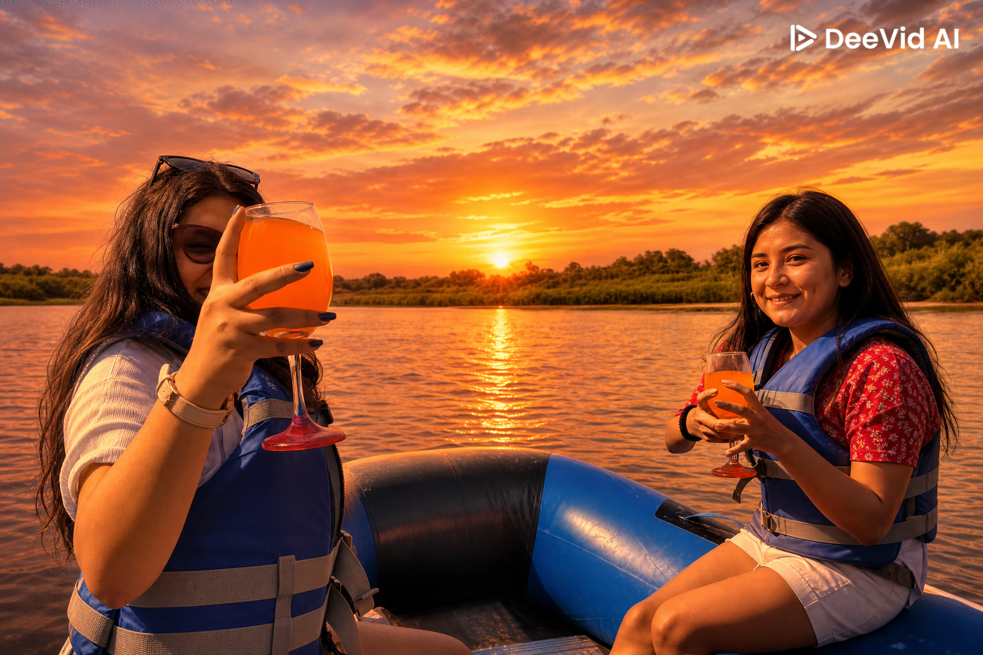 Paseo en bote por el Río Piura al atardecer